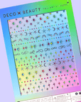 Feuille d'Autocollants pour ongles Deco Beauty Sparkle - Ex - voto