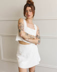 Skort Ivy Dailystory Blanc SOLDE - Vente Finale