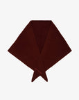 Foulard Triangulaire Merino Brun Foncé Arctic Fox - Ex - voto
