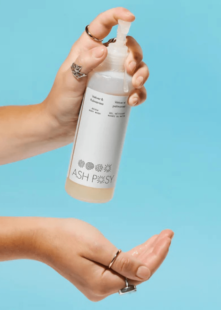 Gel Nettoyant Rosée Vetiver et Palmarosa Ash Posy - Ex - voto