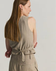 Gilet Eva Mod Ref Beige SOLDE - Vente Finale - Ex - voto