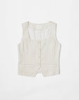 Gilet Frances All Row Ivoire SOLDE - Vente Finale - Ex - voto
