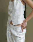 Gilet Frances All Row Ivoire SOLDE - Vente Finale - Ex - voto
