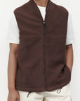 Gilet Polar Nolan Brun Common Market SOLDE - Vente finale - Ex - voto