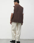 Gilet Polar Nolan Brun Common Market SOLDE - Vente finale - Ex - voto