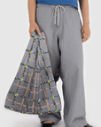 Grand Sac Réutilisable Baggu Beaded Plaid - Ex - voto