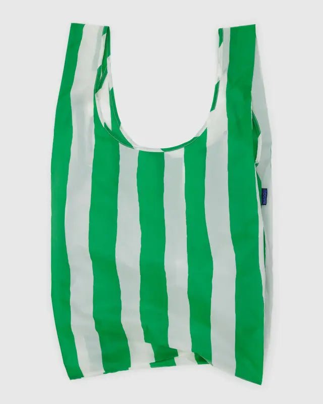 Grand Sac Réutilisable Baggu Green Painted Stripe - Ex - voto