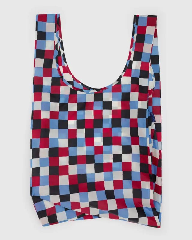 Grand Sac Réutilisable Baggu Painted Check - Ex - voto
