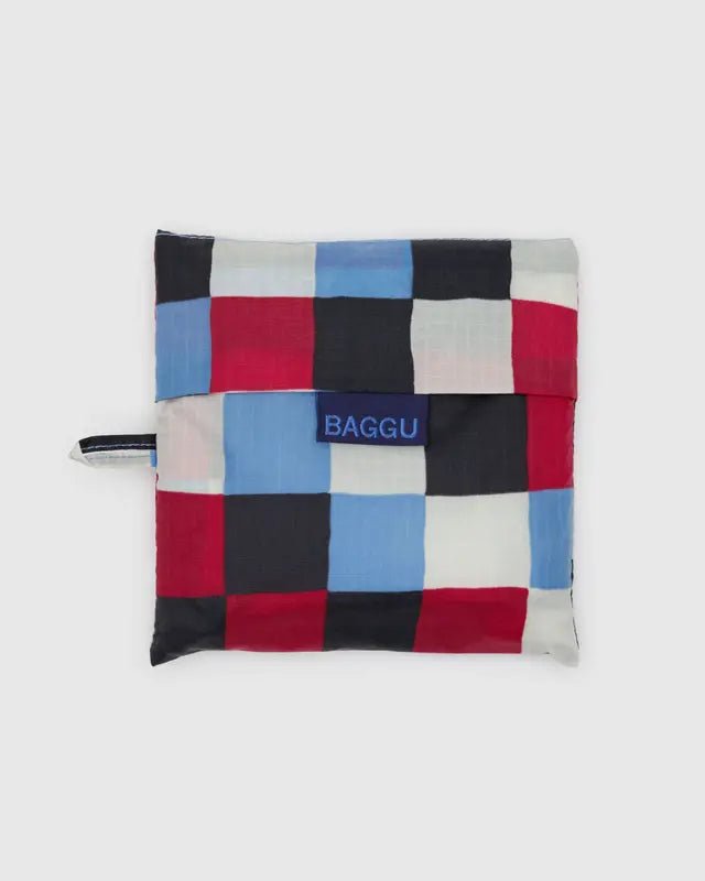 Grand Sac Réutilisable Baggu Painted Check - Ex - voto