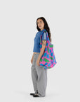 Grand Sac Réutilisable Baggu Pink Apples and Bananas - Ex - voto