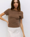 Haut Breanna Brun All Row - Ex - voto