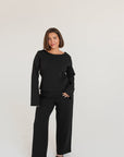 Haut Ella Noir Dailystory SOLDE - Vente finale - Ex - voto