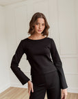 Haut Ella Noir Dailystory SOLDE - Vente finale - Ex - voto