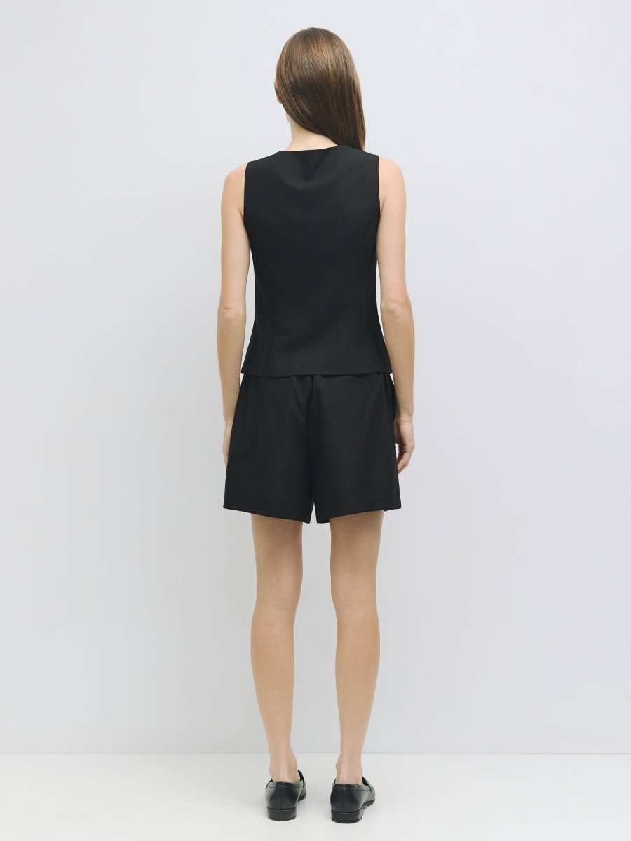 Haut Justine Noir Mod Ref - Ex - voto