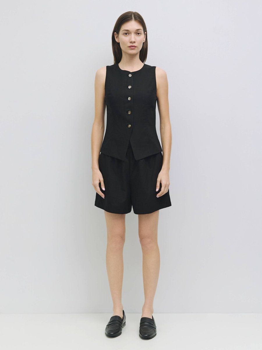 Haut Justine Noir Mod Ref - Ex - voto