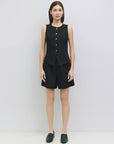 Haut Justine Noir Mod Ref - Ex - voto