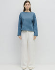 Haut Moore All Row Bleu - Ex - voto