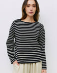 Haut Moore All Row Noir et Blanc - Ex - voto