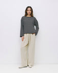 Haut Moore All Row Noir et Blanc - Ex - voto