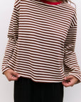 Haut Rayé Callahan All Row Brun et Blanc - Ex - voto