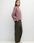 Haut Rayé Jessie Rose et Bourgogne All Row - Ex-voto