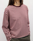 Haut Rayé Jessie Rose et Bourgogne All Row - Ex-voto