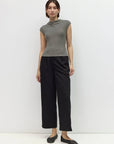 Haut Trinity Rayures Diagonales Noires et Blanches All Row - Ex-voto