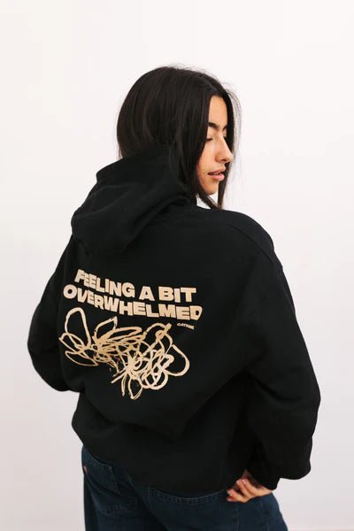 Hoodie Feeling a bit Overwhelmed Catharsis SOLDE - Vente finale - Ex - voto