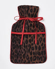 Housse de Bouillotte Léopard Damson Madder - Ex - voto