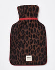 Housse de Bouillotte Léopard Damson Madder - Ex - voto