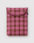 Housse pour ordinateur 13/14po Baggu Azalea Pink Tartan - Ex-voto