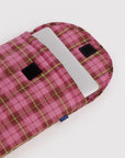 Housse pour ordinateur 13/14po Baggu Azalea Pink Tartan - Ex-voto