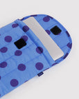 Housse pour ordinateur 13/14po Baggu Blue Polka Dot - Ex-voto