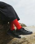 Baggu Candy Apple Ribbed Socks