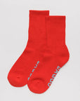 Baggu Candy Apple Ribbed Socks