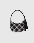 Petit Sac Croissant Baggu Mixed Plaid