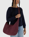 Sac Croissant Large Baggu Mahogany