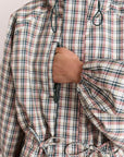 Imperméable Liu Damson Madder Carreaux Elderberry - Ex-voto