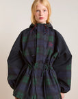Imperméable Liu Damson Madder Carreaux Marine - Ex - voto