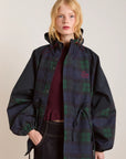 Imperméable Liu Damson Madder Carreaux Marine - Ex - voto