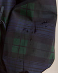 Imperméable Liu Damson Madder Carreaux Marine - Ex - voto