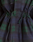 Imperméable Liu Damson Madder Carreaux Marine - Ex - voto