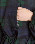 Imperméable Liu Damson Madder Carreaux Marine - Ex - voto