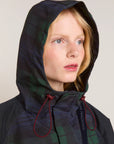 Imperméable Liu Damson Madder Carreaux Marine - Ex - voto