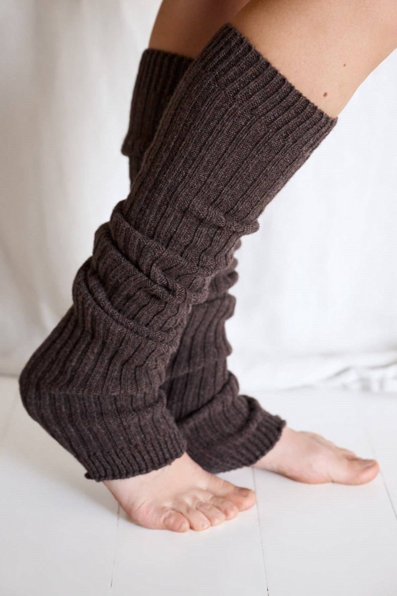 Moshi Brown Wool Leg Warmers – Ex-voto
