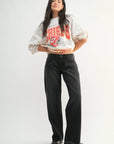 Jeans Baggy Slouch Noir Délavé JBD - Ex - voto