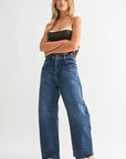 Jeans Barrel JBD Bleu Délavé - Ex - voto
