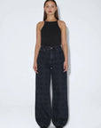 Jeans Donna Dr Denim Stream Check Overdye - Ex-voto