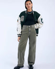 Jeans Donna Dr Denim Washed Olive SOLDE - Vente Finale - Ex - voto