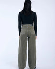 Jeans Donna Dr Denim Washed Olive SOLDE - Vente Finale - Ex - voto